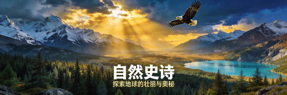 史诗级纪录片封面，自然风光场景